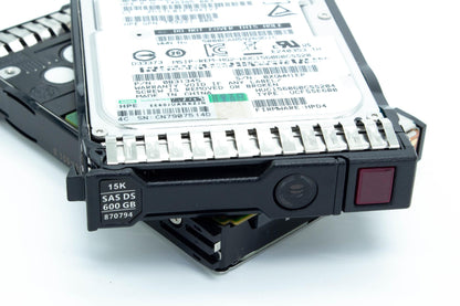 600GB SAS hard drive - 12Gb/s interface, 15,000 RPM, 2.5-inch small form factor (SFF), enterprise drive, smart carrier (SC), digitally signed firmware