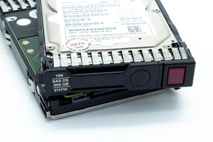 900GB SAS hard drive - 12Gb/s interface, 15,000 RPM, 2.5-inch small form factor (SFF), enterprise drive, smart carrier (SC), digitally signed firmware