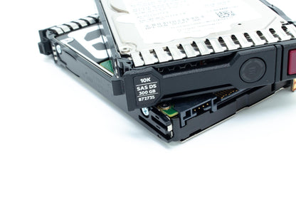 300GB SAS hard drive - 12Gb/s interface, 10,000 RPM, 2.5-inch small form factor (SFF), smart carrier (SC), digitally signed firmware