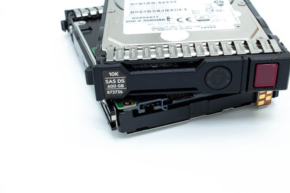 600GB SAS hard drive - 12 Gb/s interface, 10,000 RPM, 2.5-inch small form factor (SFF), smart carrier (SC), digitally signed firmware ;