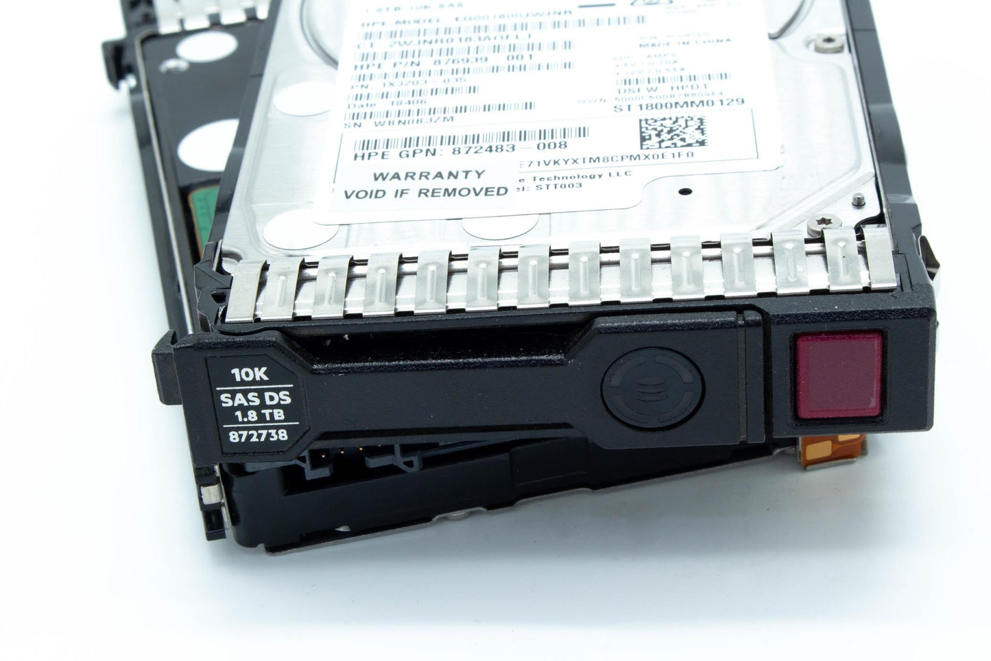 1.8TB Serial Attached SCSI (SAS) hard drive - 12 Gb/s interface, 10,000 RPM, 2.5-inch Small Form Factor (SFF), Enterprise drive, 512e format, Digitally Signed (DS) firmware