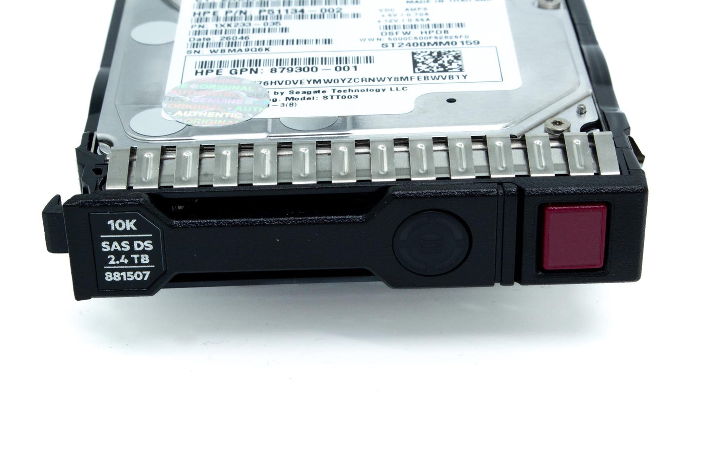 2.4TB SAS hot-plug hard drive - 10,000 RPM, 2.5-inch small form factor (SFF), 12 Gb/s interface, smart carrier (SC), 512e format, smart carrier (SC), Digitally Signed Firmware
