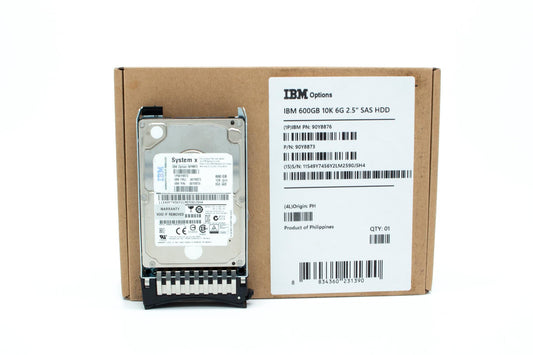 IBM 90Y8873 - IBM 600GB 10K 6GBPS SAS 2.5 SFF G2 HS HARD DRIVE