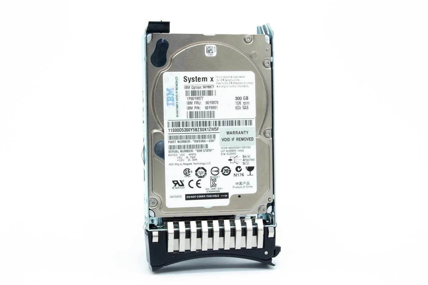 IBM 90Y8878 IBM 90Y8878 300gb 10k 6g 2.5 SAS Drive with Tray (Certified Refurbished)