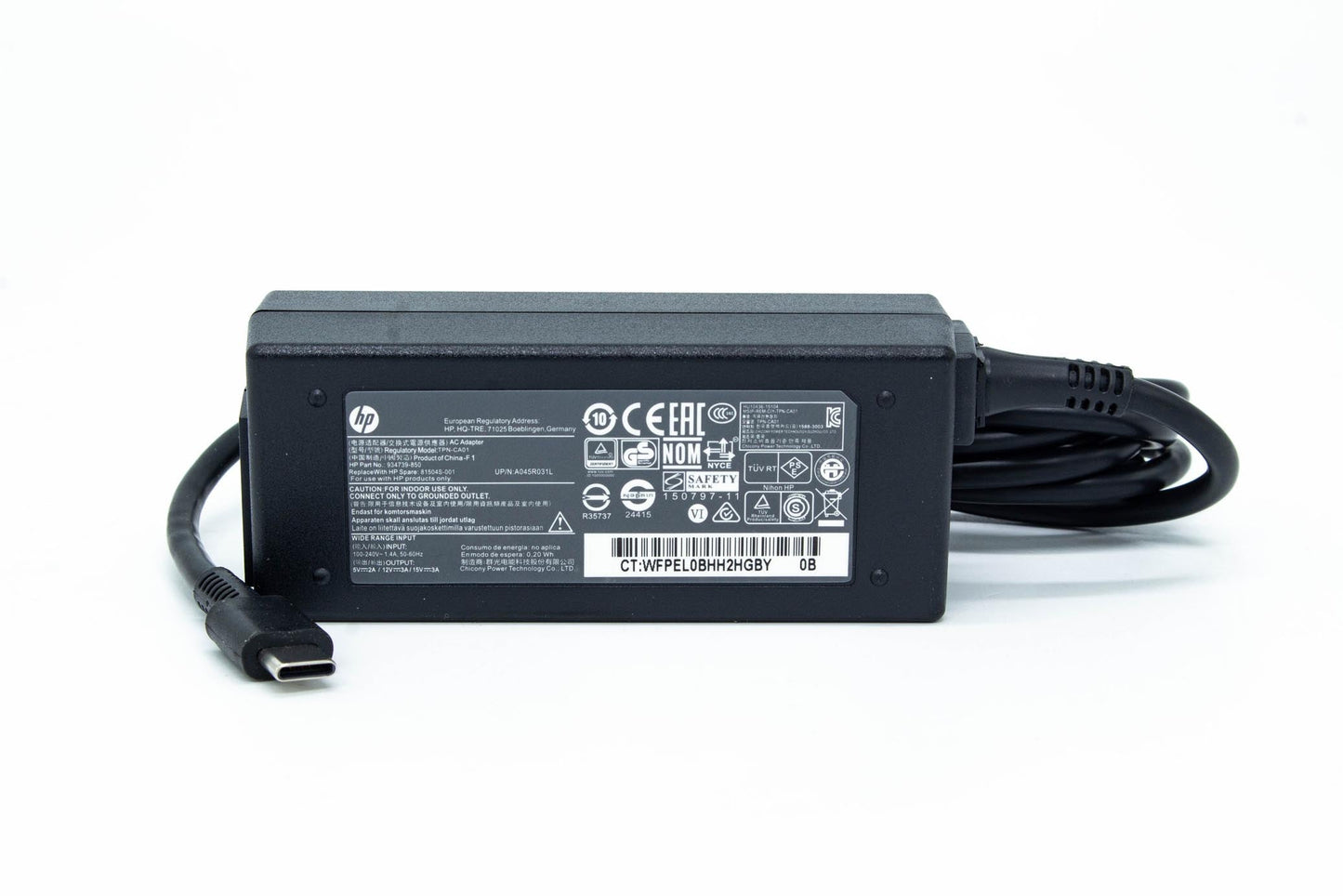 45W adapter - nPFC, USB-C connector, 1.8m long