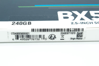 Crucial BX500 240GB 3D NAND SATA 6.35 cm (2.5-inch) SSD (CT240BX500SSD1)