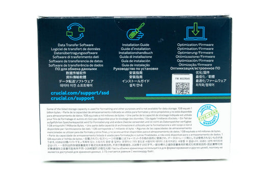 Crucial MX500 500GB SATA 6.0Gb/s 2.5-inch 7mm Internal SSD (CT500MX500SSD1)