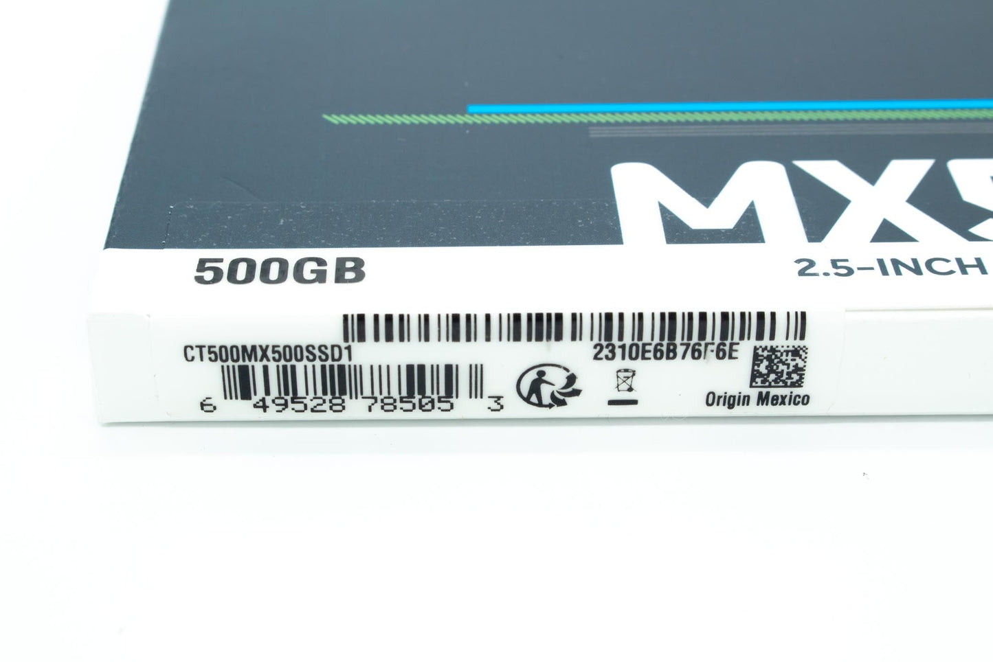 Crucial MX500 500GB SATA 6.0Gb/s 2.5-inch 7mm Internal SSD (CT500MX500SSD1)