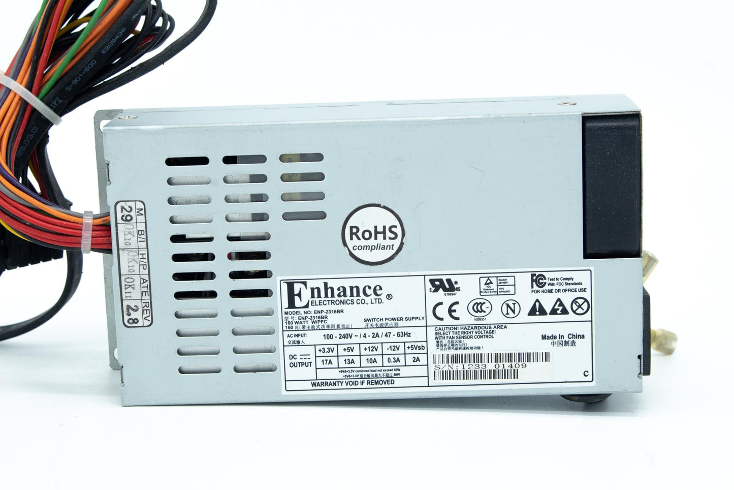 Enp-2316Br Sun Microsystems 160W Power Supply For C2 Library P/N: Enp