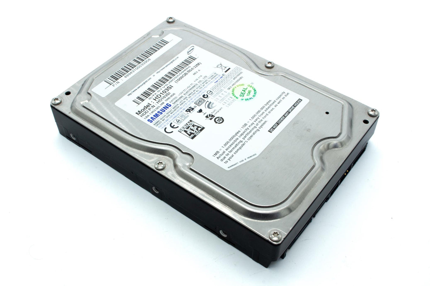 Samsung 1 TB Spinpoint 7200 RPM 32MB Cache SATA 3.5 inch Bulk/OEM Desktop Hard Drive HD103SJ
