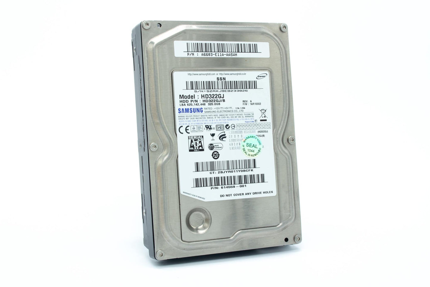 HD322GJ, HD322GJ/Z4, FW 1AR10001, Samsung 320GB SATA 3.5 Hard Drive