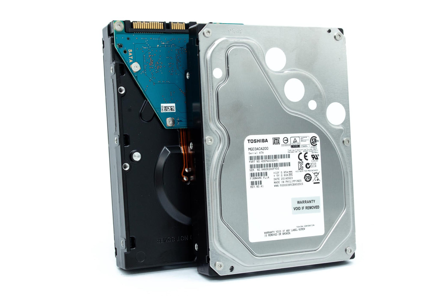 TOSHIBA 2TB 3.5" SATA 6.0Gb/s ENTERPRISE HDEPQ02GEA51 MG03ACA200 hard drive