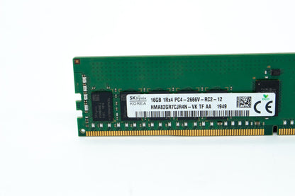 SK HYNIX HMA82GR7AFR4N-VK 16GB 1RX4 PC4-2666V DDR4 MEMORY,02JG437