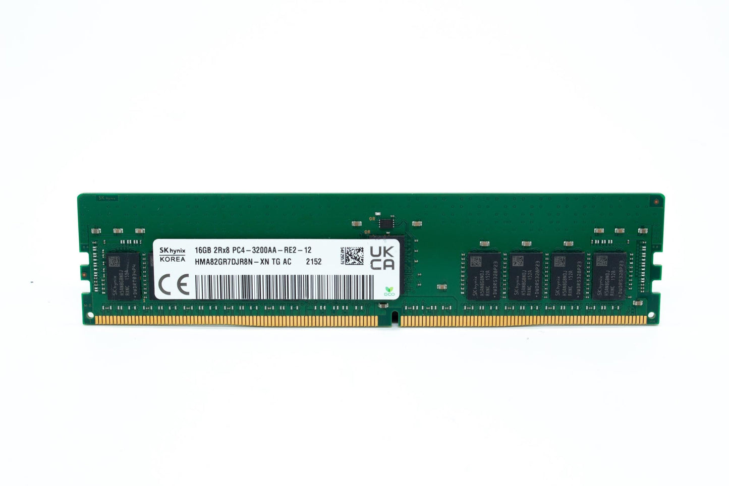 Micron 16GB PC4-3200 2Rx8 DDR4 ECC REG RDIMM RAM Memory MTA18ASF2G72PDZ-3G2E1TI
