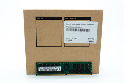 SKhynix 32GB 2RX4 2666 MHZ DDR4 21300 1.2v RDIMM Reg ECC Server Memory , HMA84GR7CJR4N-VK