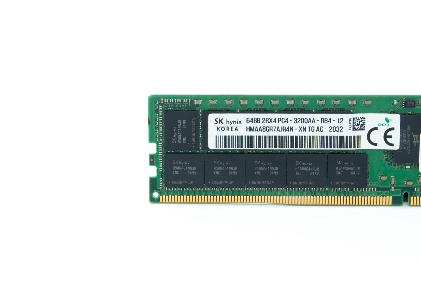 Samsung 64GB 2Rx4 PC4-3200AA DDR4 ECC Registered Memory M393A8G40AB2-CWEGY
