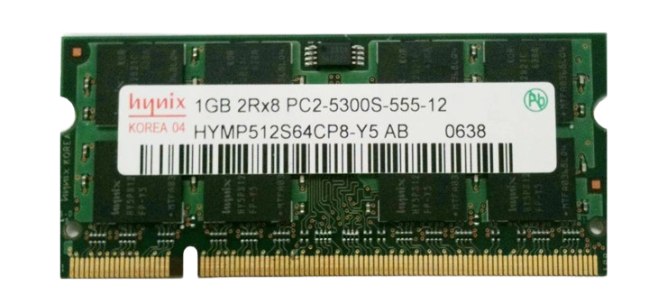 Hynix HYMP512S64CP8-Y5 1GB DDR2-667 SODIMM in Qatar 