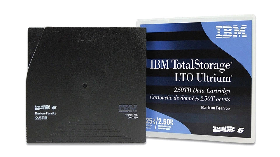 IBM LTO 6 Ultrium 2.5TB/6.25TB Tape Cartridge 00V7590 | Qatar
