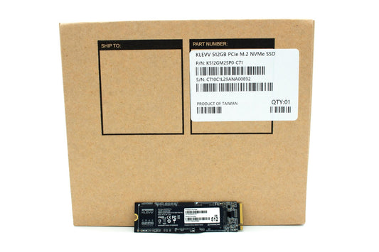 Klevv Cras C710 512gb M.2 Pcie 3x4 Nvme 3D NAND Internal SSD Read Speed 2,050MB/S / Maximum Write Speed 1,650MB/S : K512GM2SP0-C71