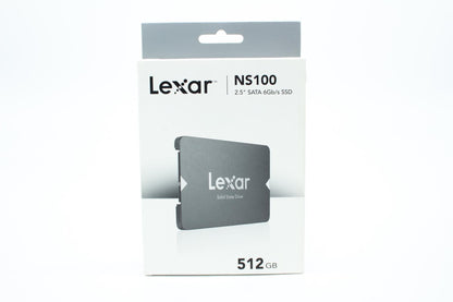 Lexar NS100 512GB 2.5” SATA III Internal SSD, Solid State Drive, Up to 550MB/s R