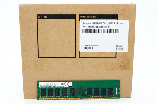 Samsung Memory M391A2K43BB1-CTD 16GB (1 x 16GB) DDR4 PC4-21300 2666MHz Memory Compatible with Desktops and Workstations