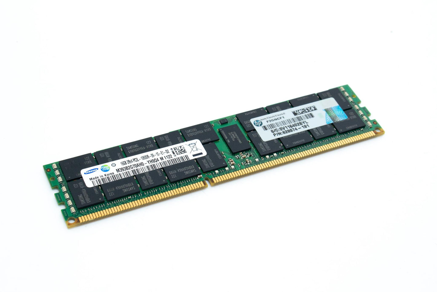 Samsung 16GB (1x16GB) DDR3-1333 PC3L-10600R M393B2G70AH0-YH9Q4 CL9 Memory Server-