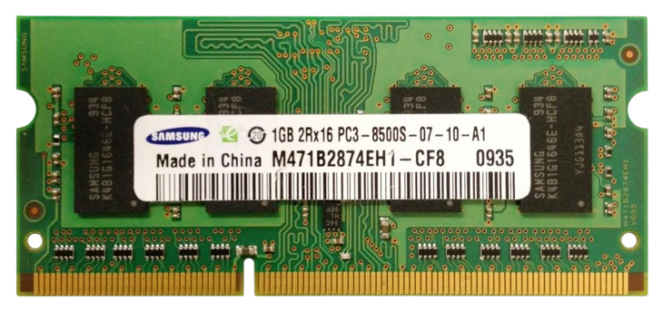 Samsung M471B2874EH1-CF8 1GB DDR3 SODIMM in Qatar 