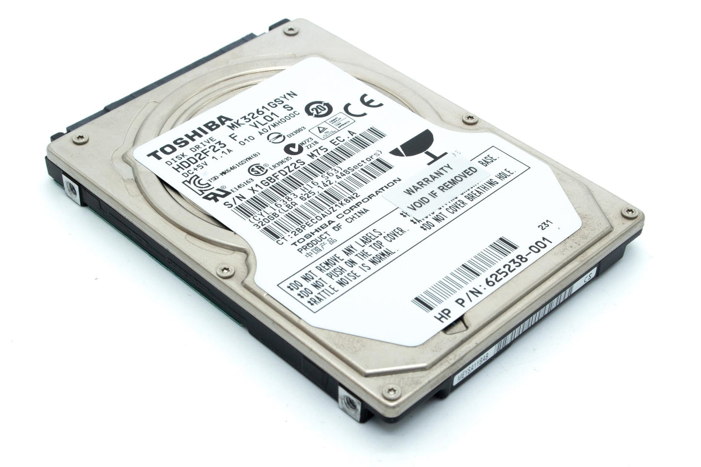 Toshiba 320GB 2.5-Inch Internal Hard Drive