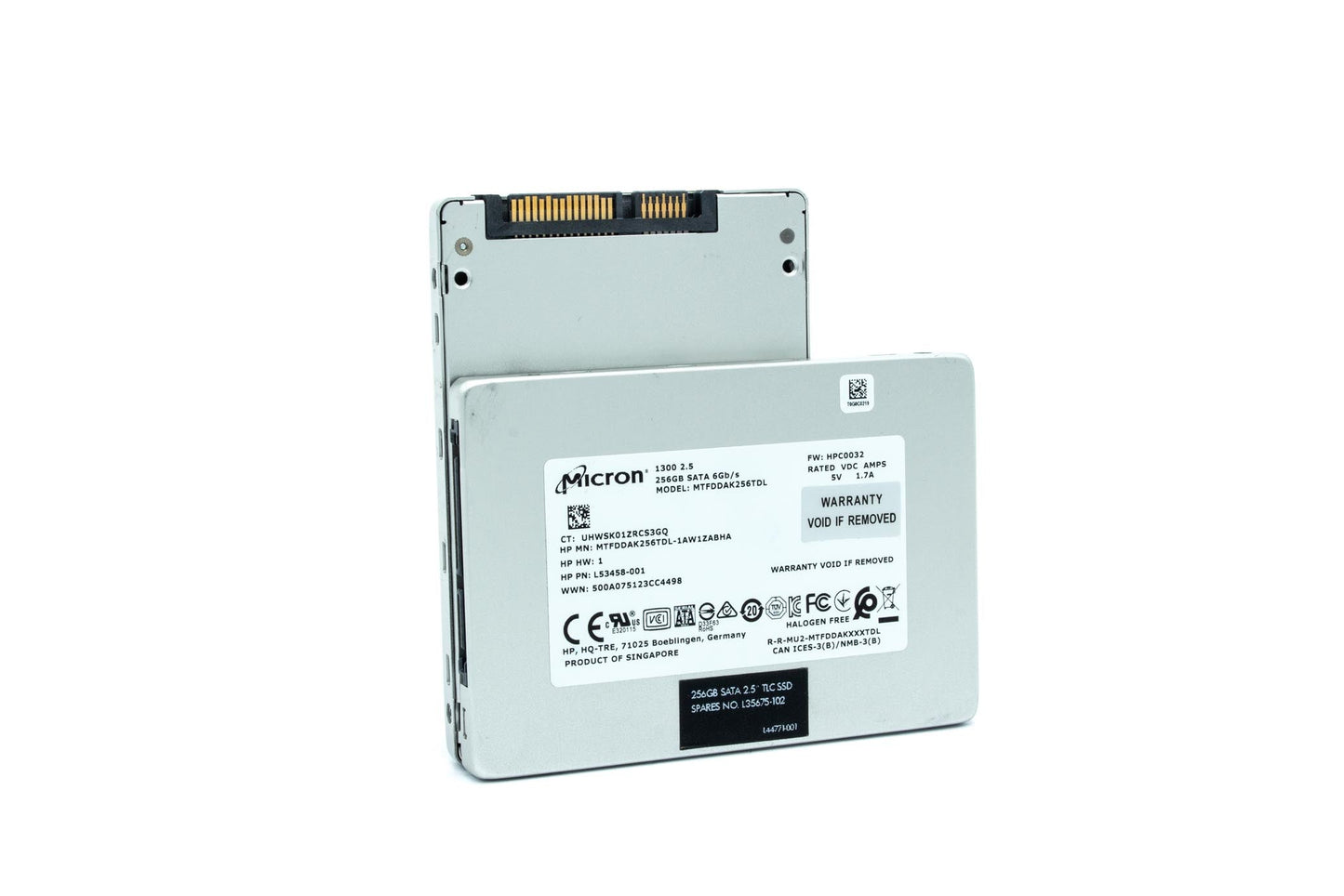 Micron MTFDDAK256TDL-1AW1ZABYY 1300 Series 256Gb SATA-6Gbps 2.5" SSD