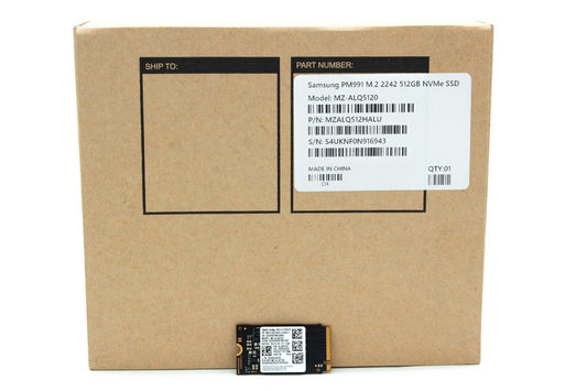 MZALQ512HALU-000L2 - 512GB m.2 Pcie 2242 ssd Hard Drive