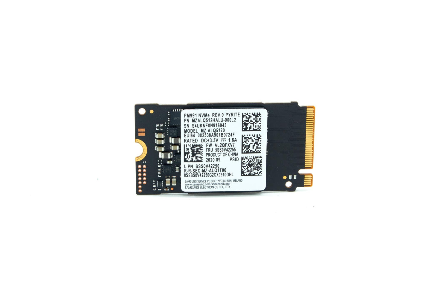 MZALQ512HALU-000L2 - 512GB m.2 Pcie 2242 ssd Hard Drive