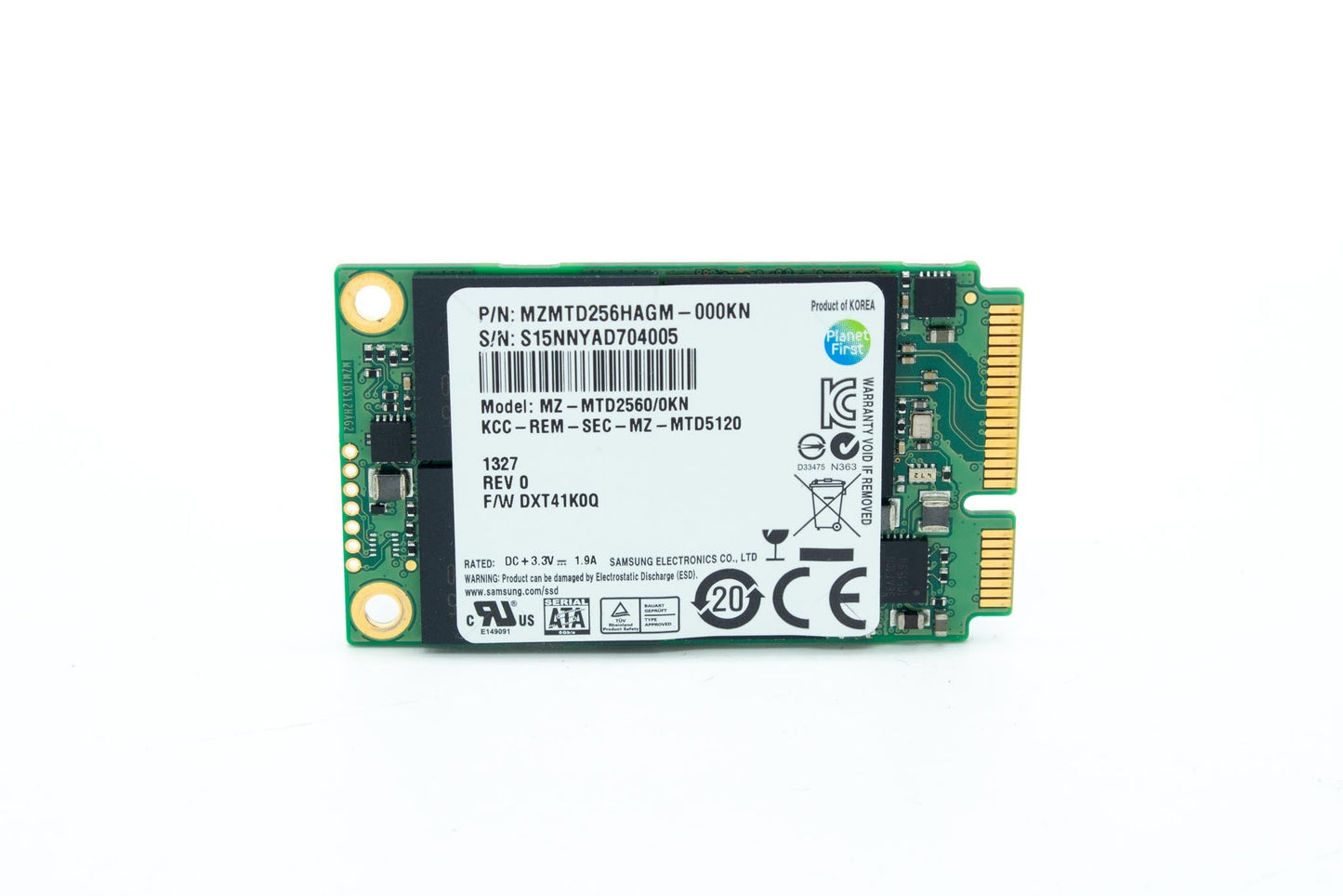 Samsung 256Gb SSD Drive MZMTD256HAGM-00000 MZ-MTD2560/000
