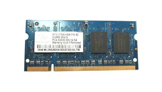 Nanya NT512T64UH8A1FN-37B 512MB DDR2 RAM in Qatar