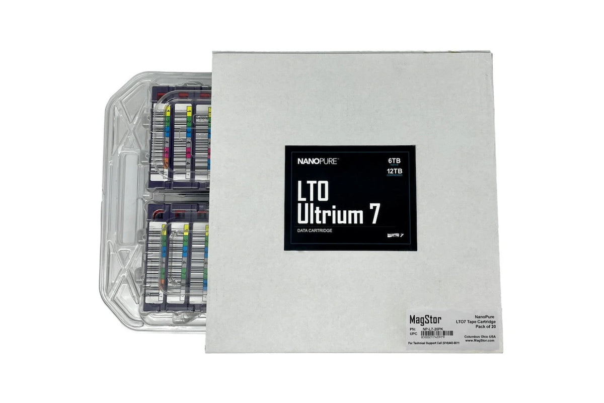 MagStor NanoPure LTO 7 15TB Tape 10PK NP-L7-10PK in Qatar