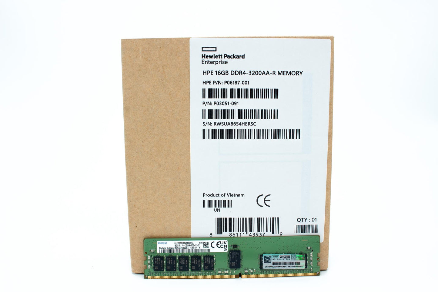 DIMM,16GB PC4-2933Y-R,2Gx4