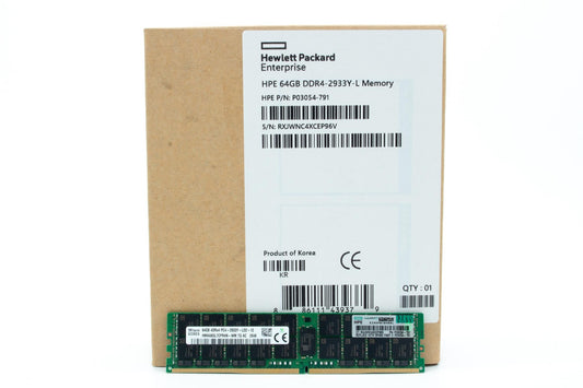 64gb (1x64gb) 4rx4 2933mhz Pc4-23400 Cl21 Quad Rank X4 Ddr4 Load Reduced Smart Memory Kit For Proliant Server Gen10