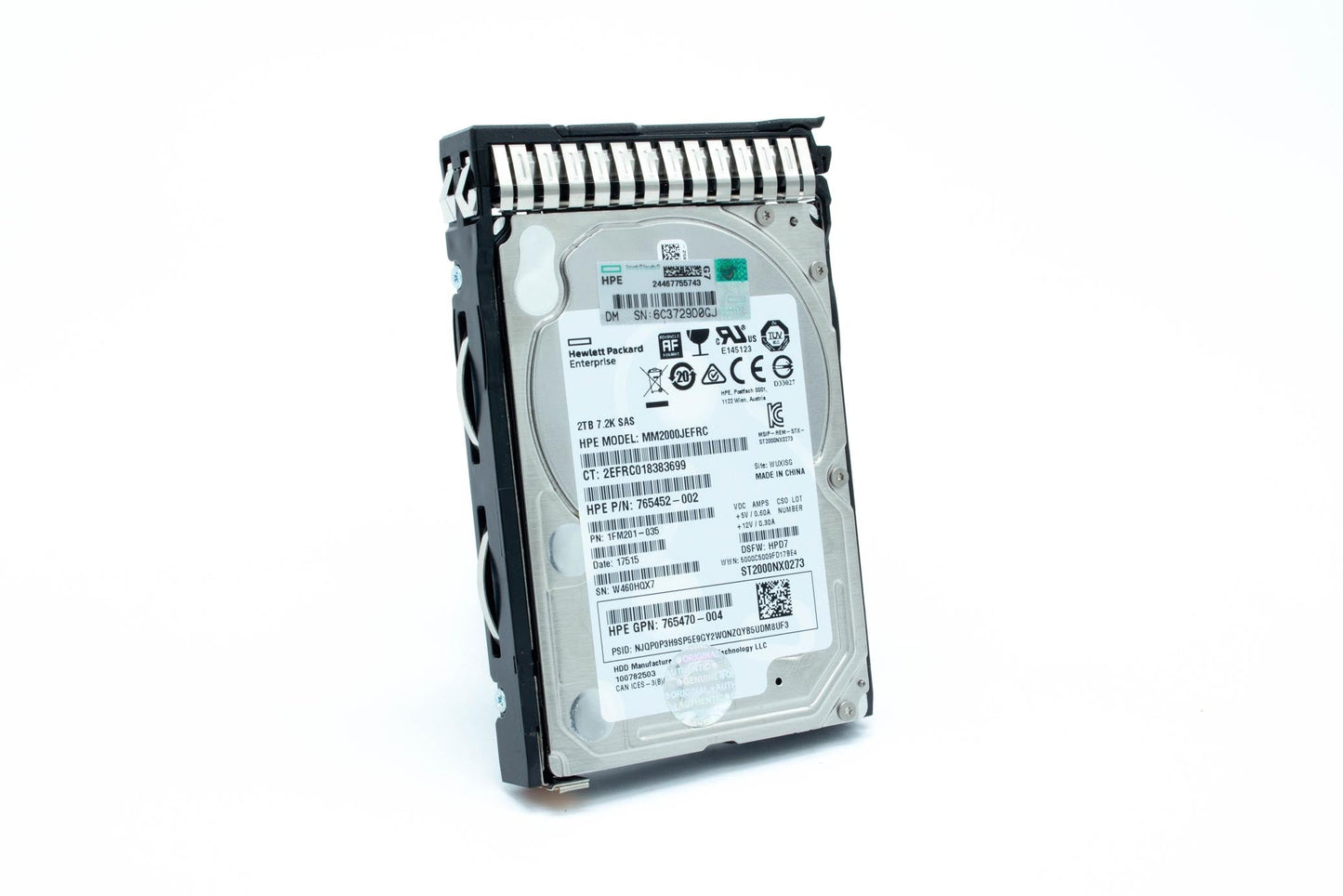 SPS-DRV HDD 2TB 7.2K SFF SAS 512e BC