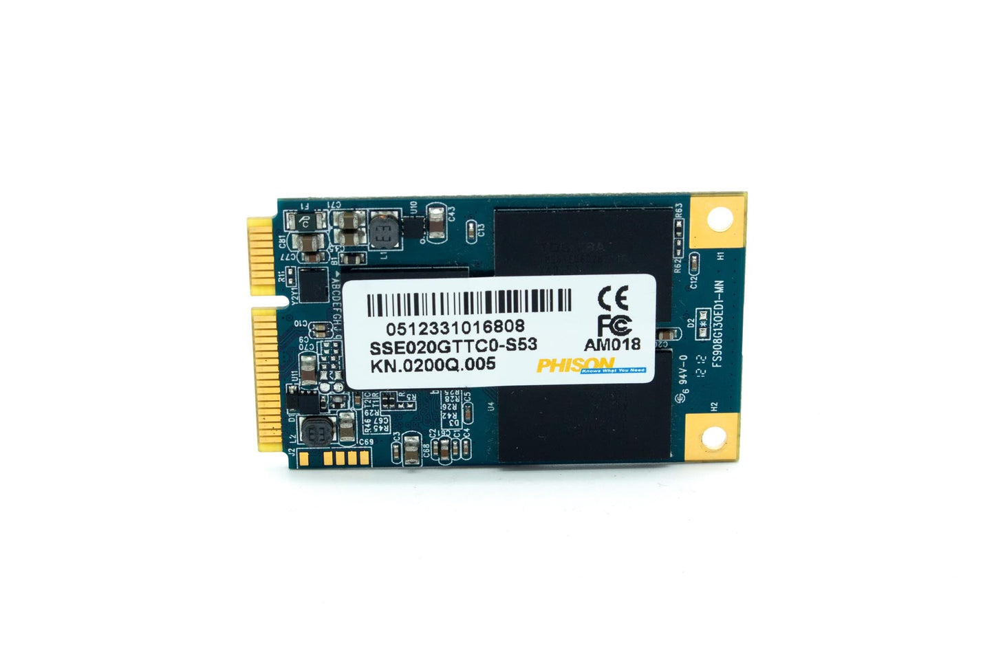 20GB mSATA SSD Phison SSE020GTTC0-S53 Solid State Drive SSD KN.0200Q.005