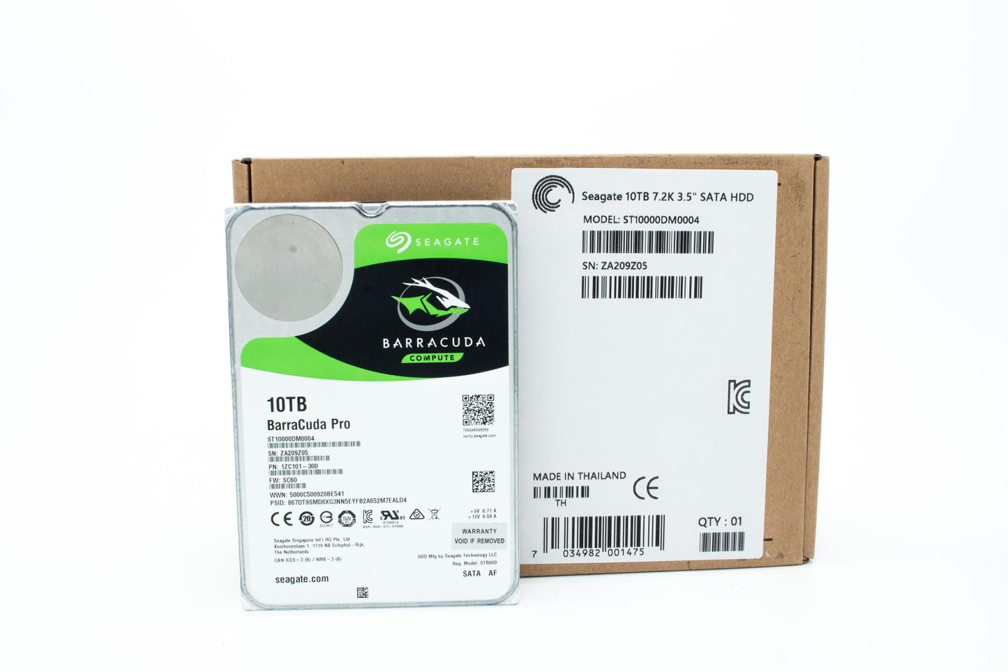 Seagate Barracuda Pro 10TB Internal Hard Drive Performance HDD – 3.5 Inch SATA 6 Gb/s 7200 RPM 256MB Cache for Computer Desktop PC Laptop, Data Recovery – Frustration Free Packaging (ST10000DM0004)