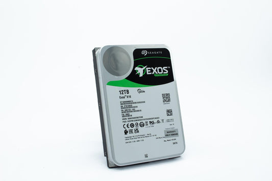 Seagate Exos X16, 12TB, Enterprise HDD Internal Hard Drive, SATA, 3.5", SATA 6Gb/s (ST12000NM001G)