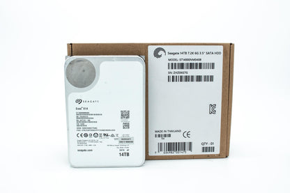Seagate Exos X14 ST14000NM0408 14TB 7.2K RPM CMR SATA 6Gb/s 512e 3.5in Hard Drive (Renewed)