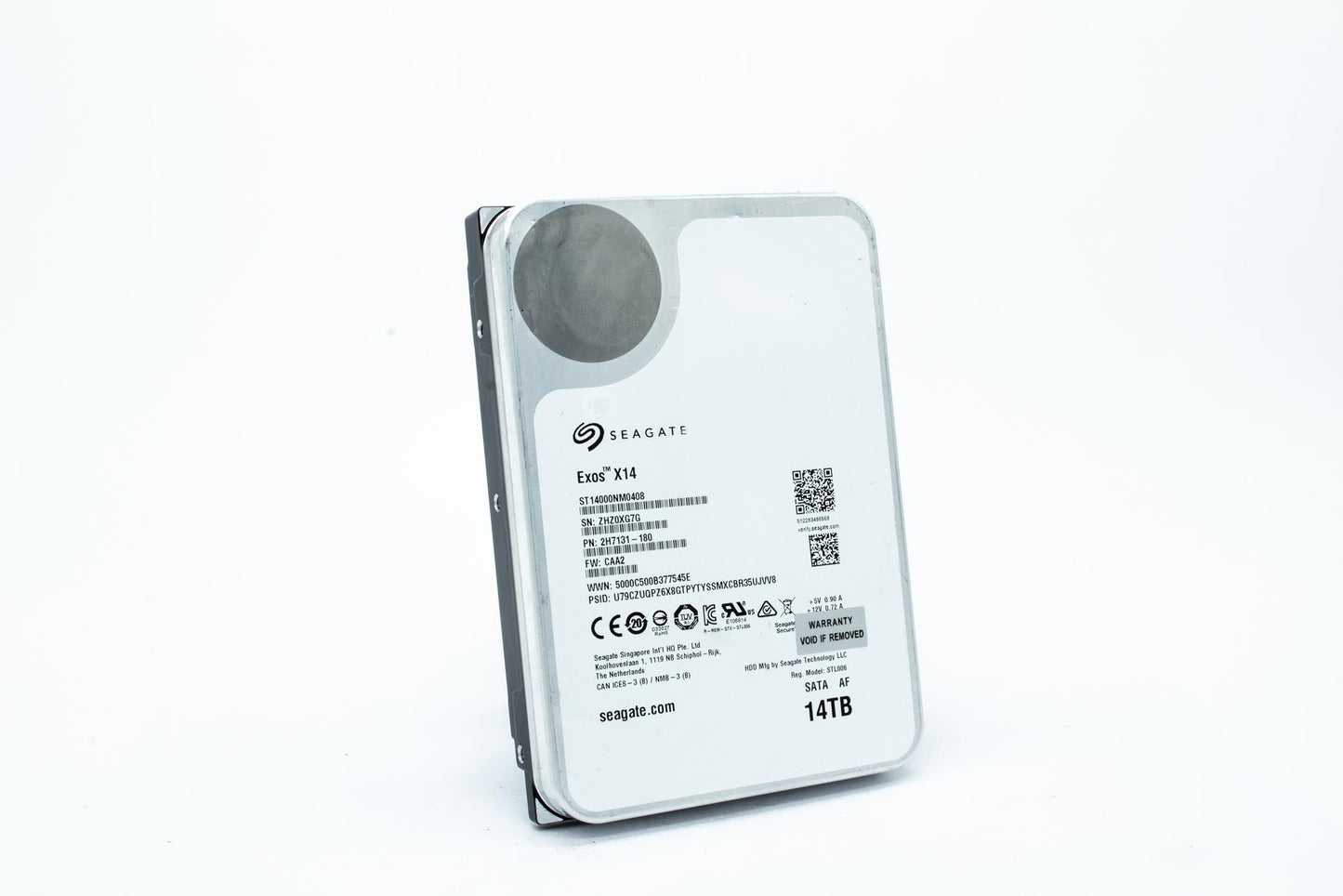 Seagate Exos X14 ST14000NM0408 14TB 7.2K RPM CMR SATA 6Gb/s 512e 3.5in Hard Drive (Renewed)