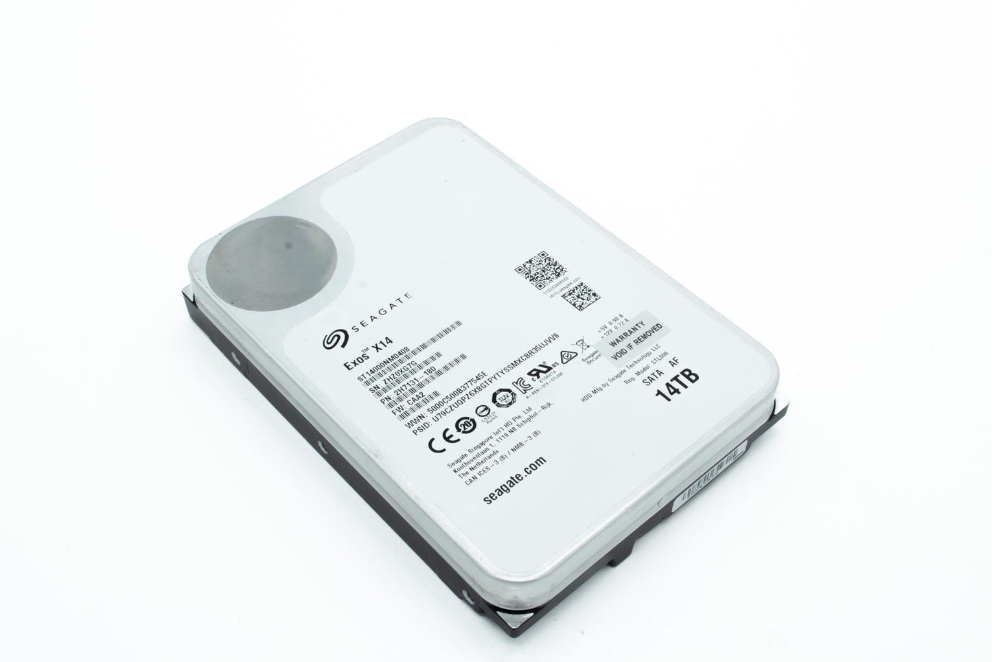 Seagate Exos X14 ST14000NM0408 14TB 7.2K RPM CMR SATA 6Gb/s 512e 3.5in Hard Drive (Renewed)