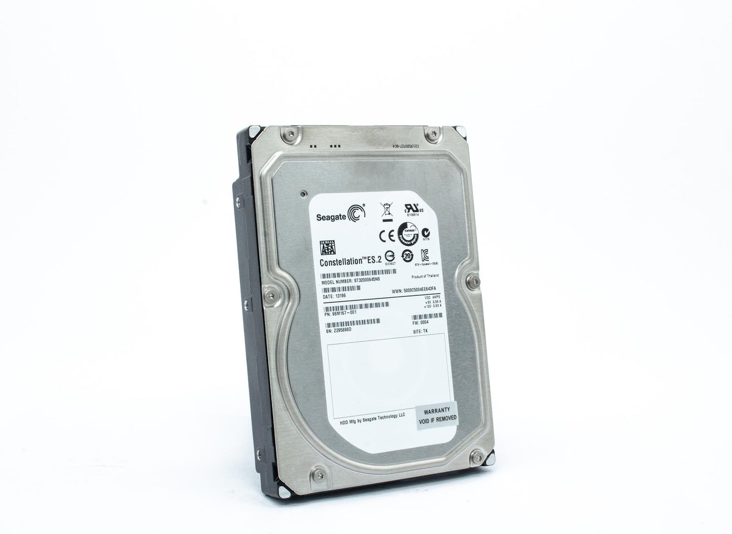 Seagate Constellation ES.2 2 TB 7200RPM SATA 6Gb/s 64MB Cache 3.5-Inch Internal Bare Drive ST32000645NS