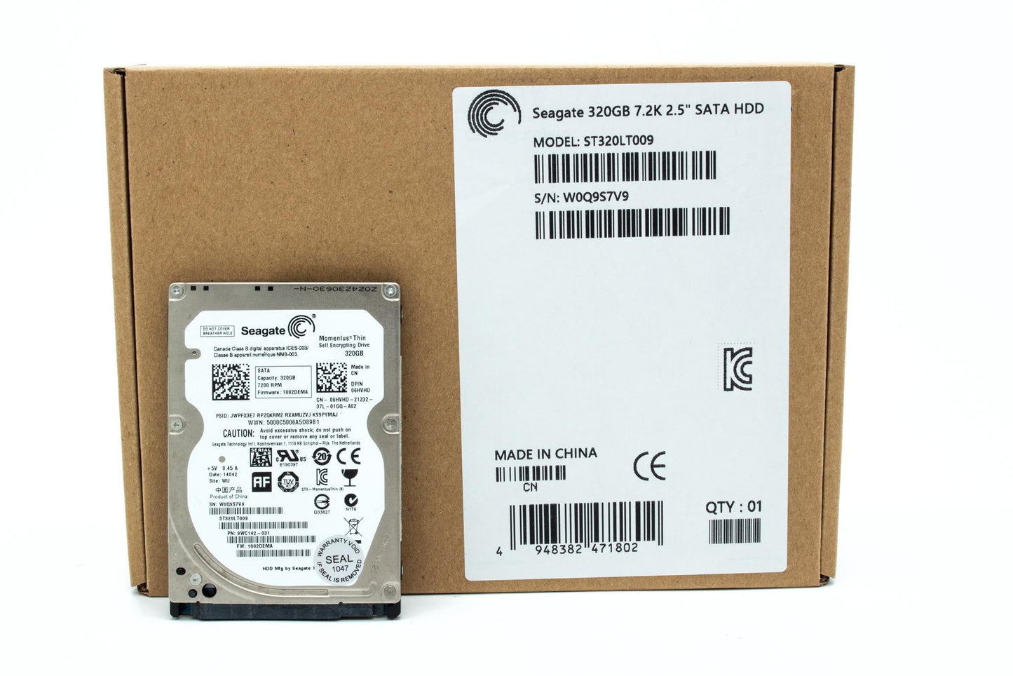 Seagate 320GB 2.5-Inch Internal Hard Drive