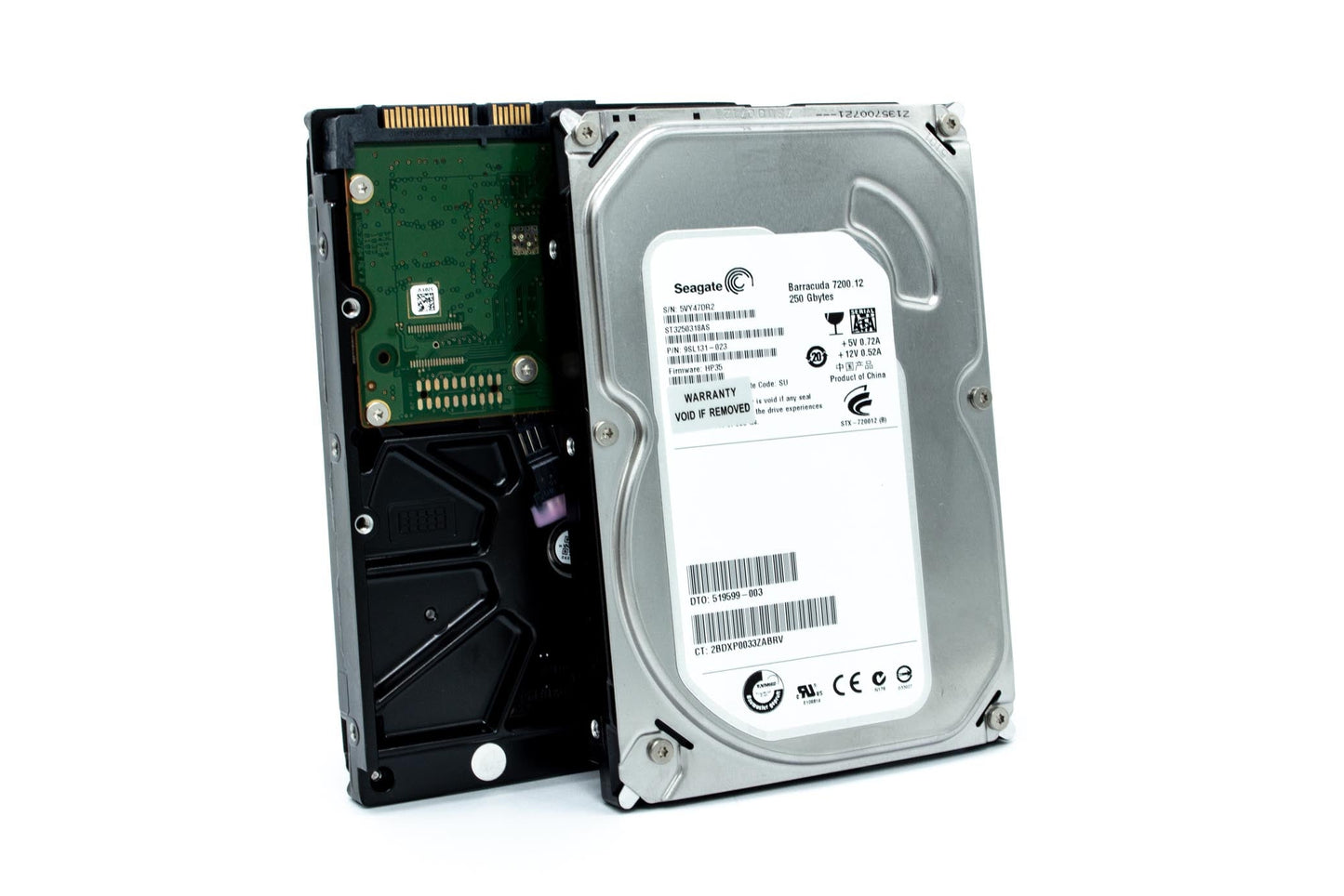 Seagate Barracuda 250 GB 7200 RPM SATA 3Gb/s 8MB Cache 3.5 Inch Internal Hard Drive ST3250318AS-Bare Drive