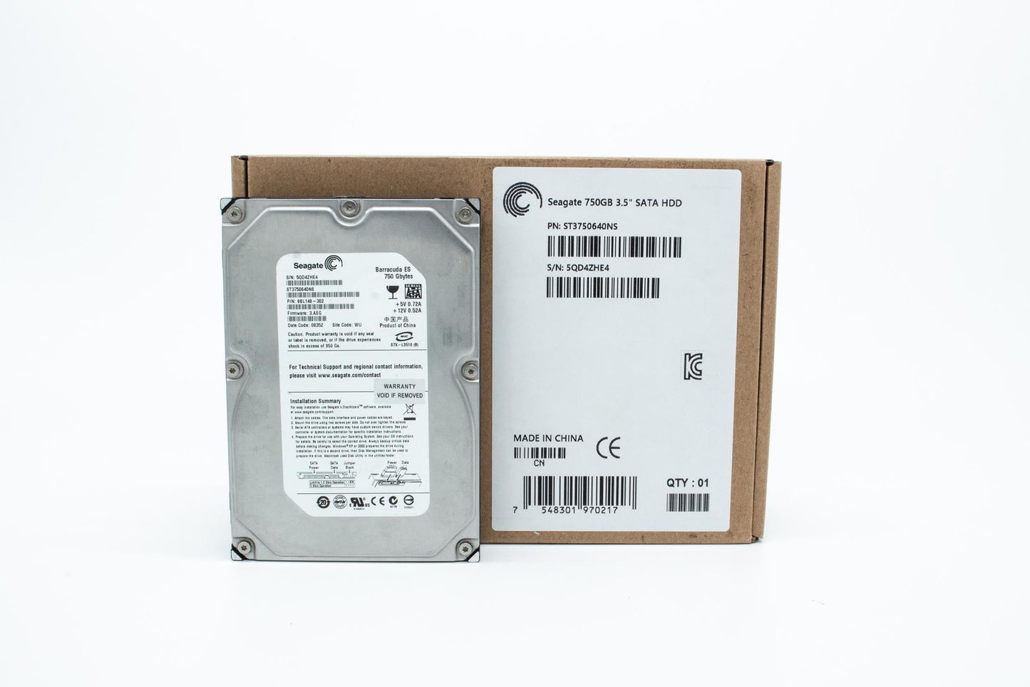 Seagate ST3750640NS 750 GB ES 7200 RPM SATA/300 Hard Drive