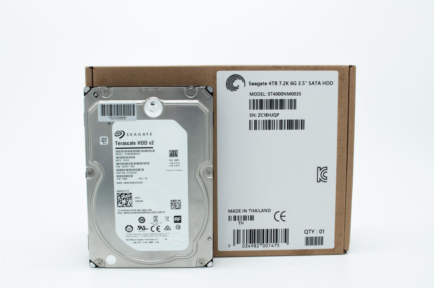 Seagate (SEADX) Seagate Exos 7E8 4TB 512n SATA 128MB Cache 3.5-Inch Enterprise Hard Drive (ST4000NM0035)