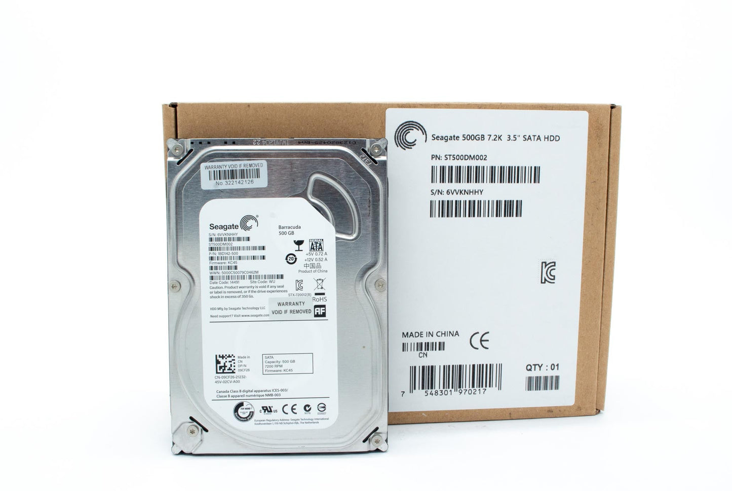 Seagate 500GB 7.2K 3.5 SATA 6G ST500DM002