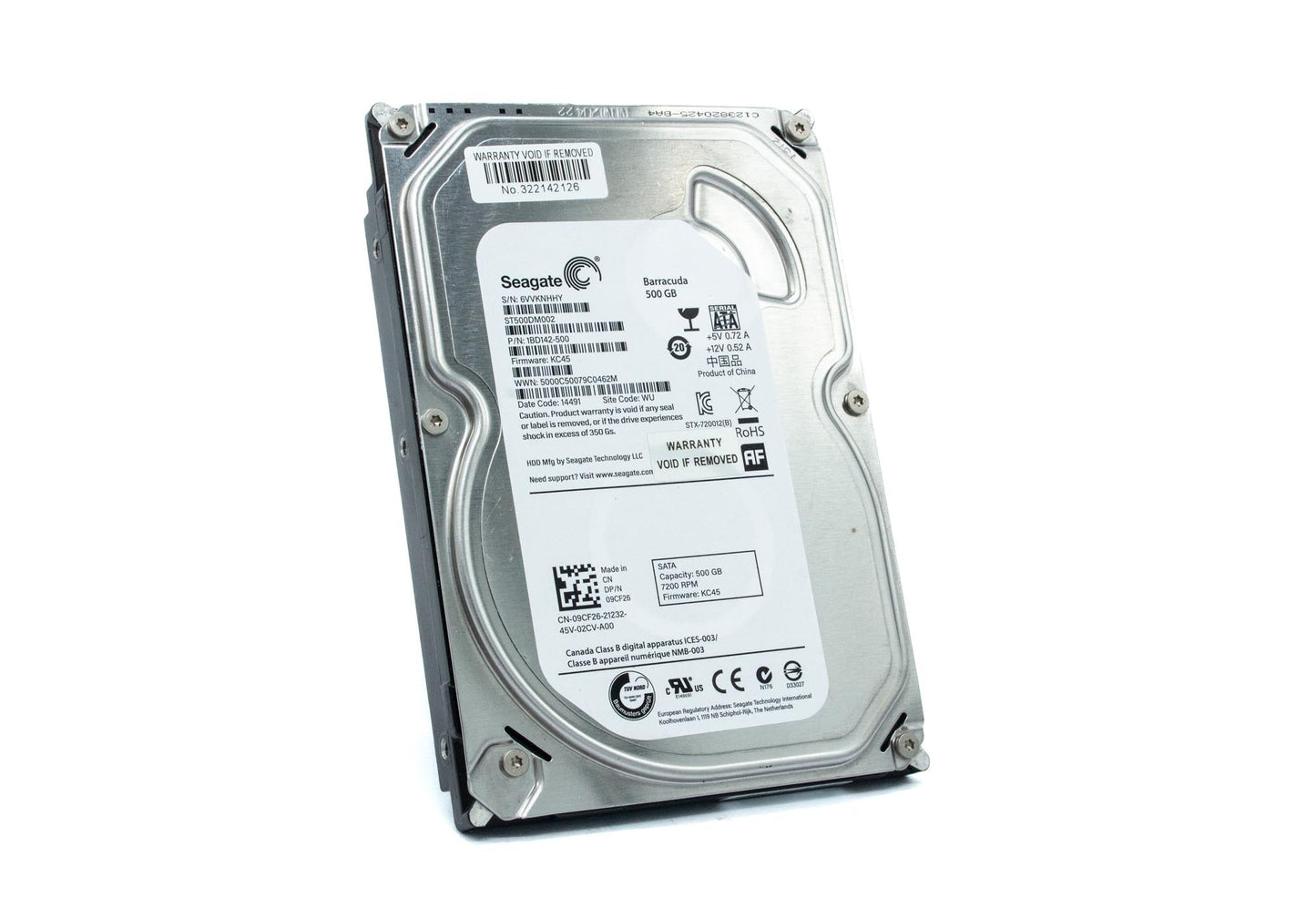 Seagate ST500DM002 500GB Internal Hard Drive (Silver)